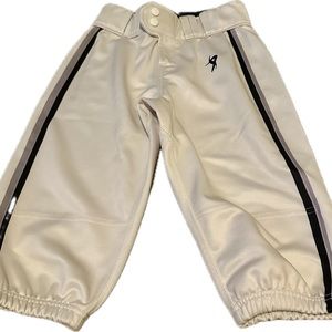 Decker Sports ivory baseball pants youth